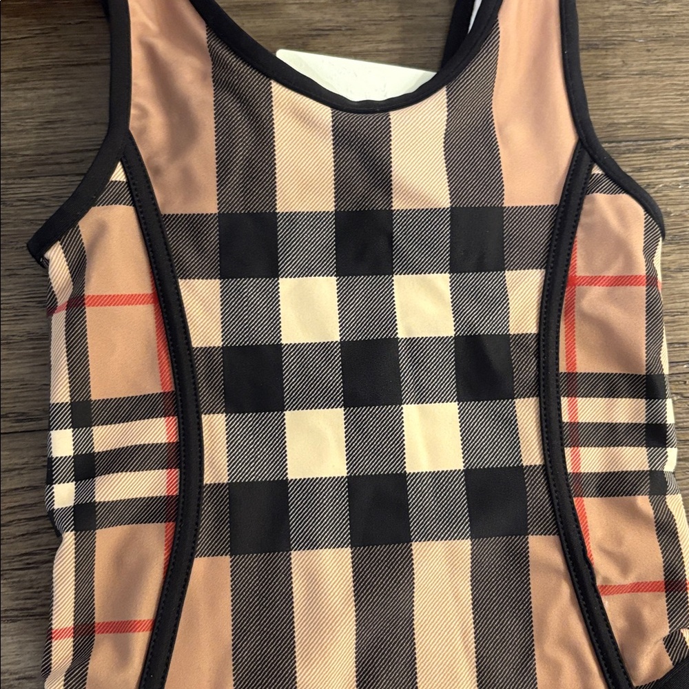 NWT [Burberry] Authentic Luxury One-Piece Swimsuit Bathing Suit Kids Toddler 12M - Picture 9 of 12
